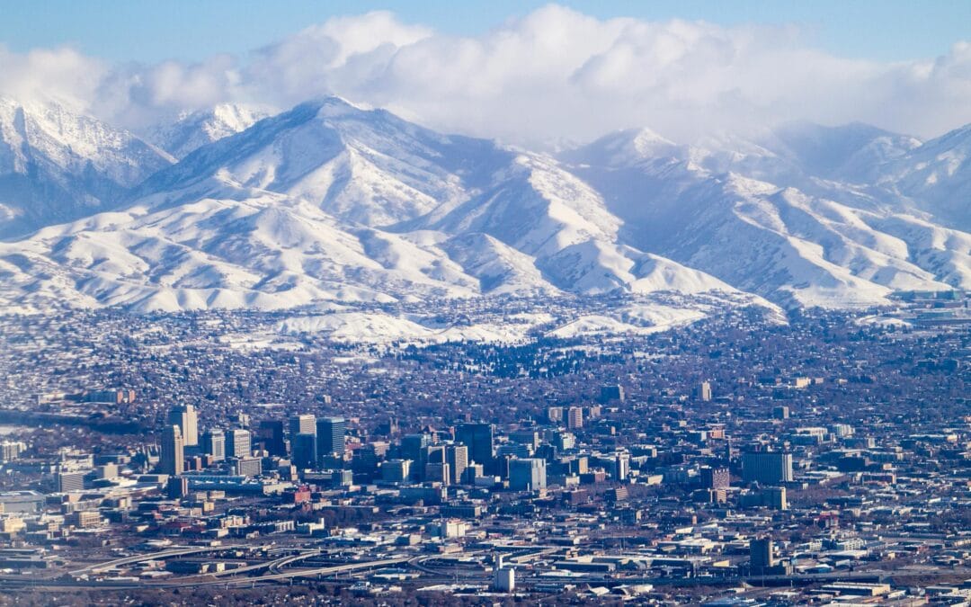 salt lake city landscape and mountains